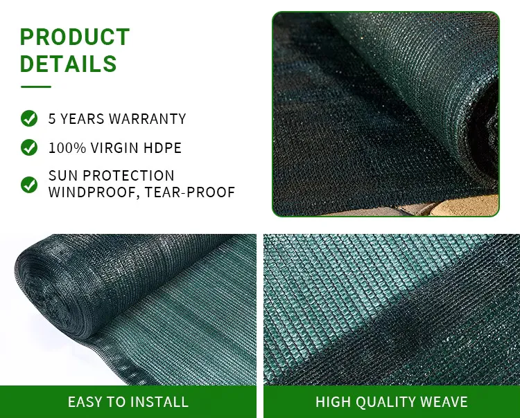 100% HDPE Shading Cloth Agriculture Shed Net Sun Sunshade Netting Shade Mesh