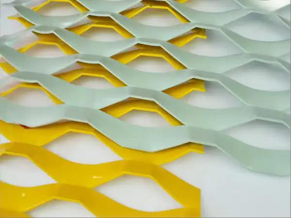 Decorative expanded metal mesh